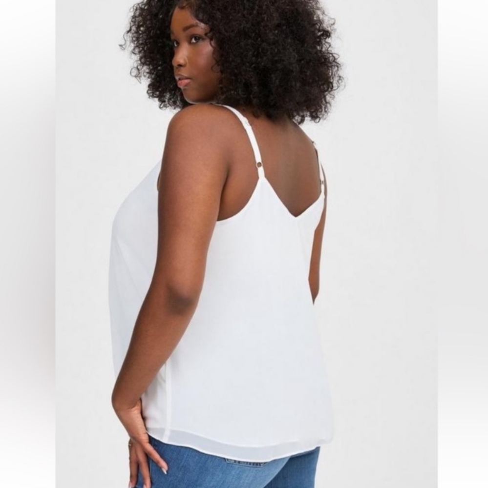NWT Torrid Sophie Chiffon Swing Camisole - Picture 2 of 5